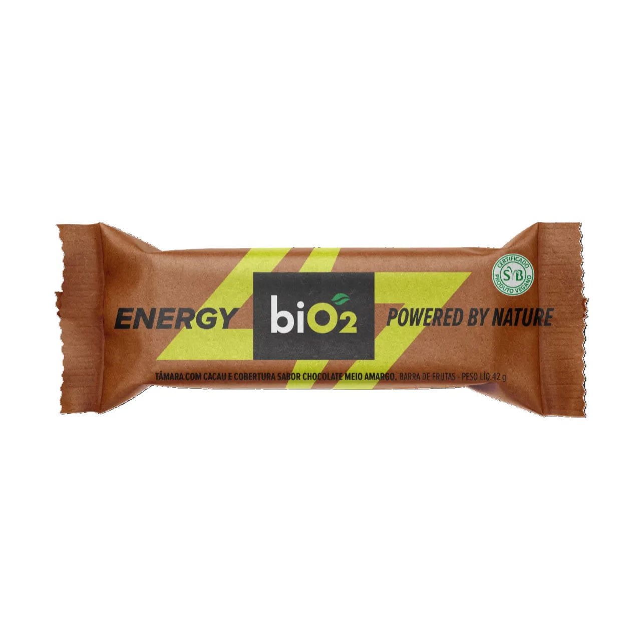 Barra de Tâmara e Cacau com Cobertura de Chocolate biO2 Energy 42g