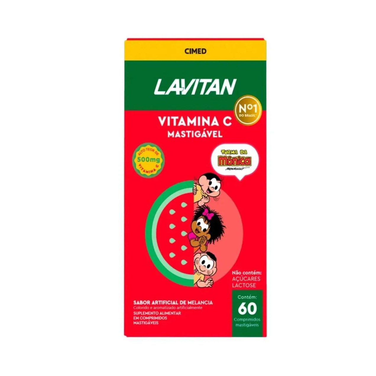 Lavitan Vitamina C Turma da Mônica Melancia 60 Comps