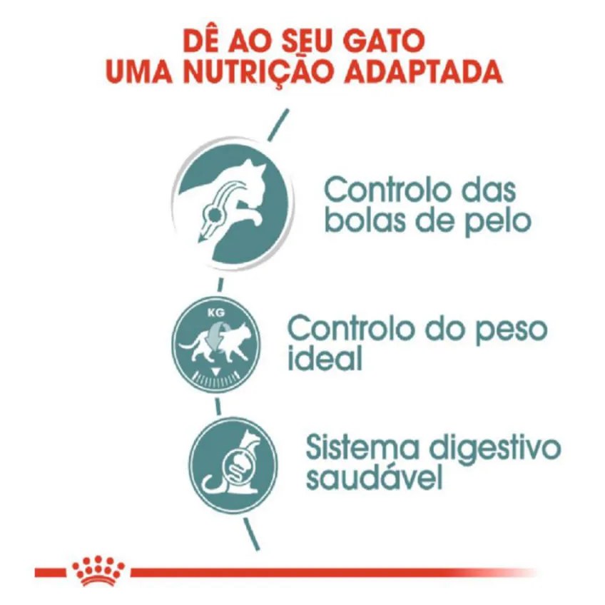 Kit 3 Sachê Royal Canin Hairball Bola Pelo Gato Adult 3X85Gr