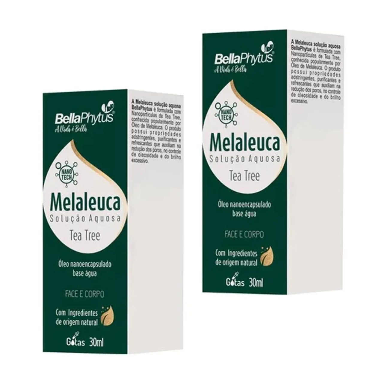 Kit 2Un Óleo de Melaleuca 30Ml Tea Tree Bellaphytus
