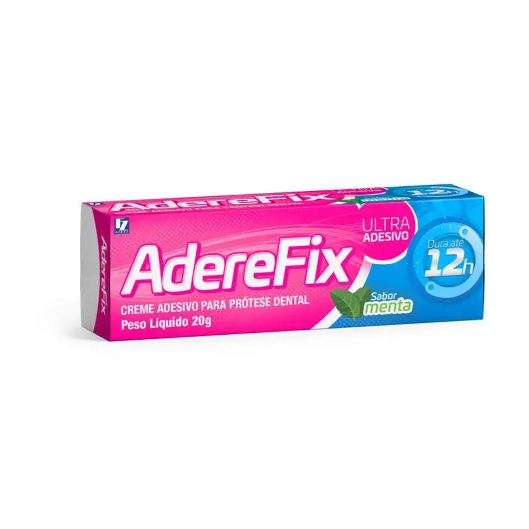 Aderefix Creme Fixador de Protese Dentaria Menta 20G