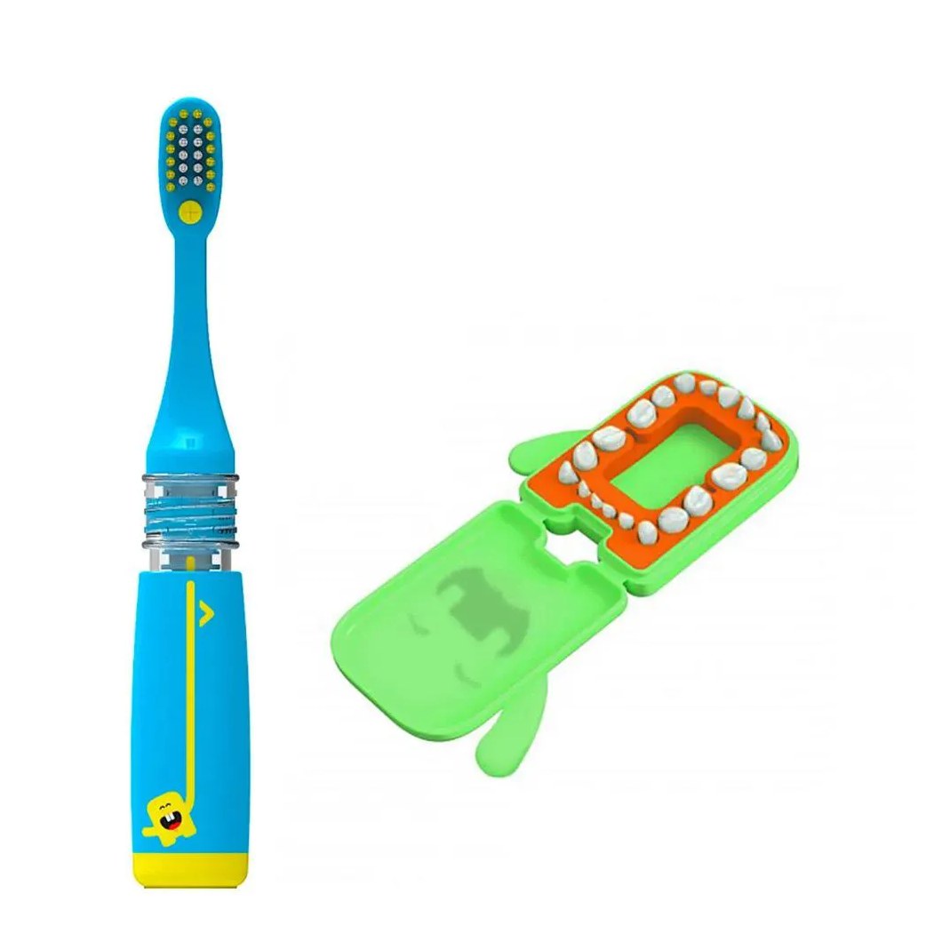 Escova Dental Magic Brush +Porta Dentinhos Angie