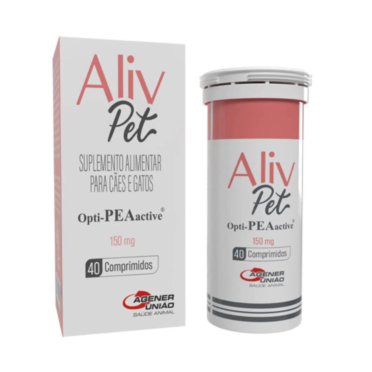 Suplemento Alimentar Aliv Pet 150Mg 40 Comprimidos para Cães e Gatos