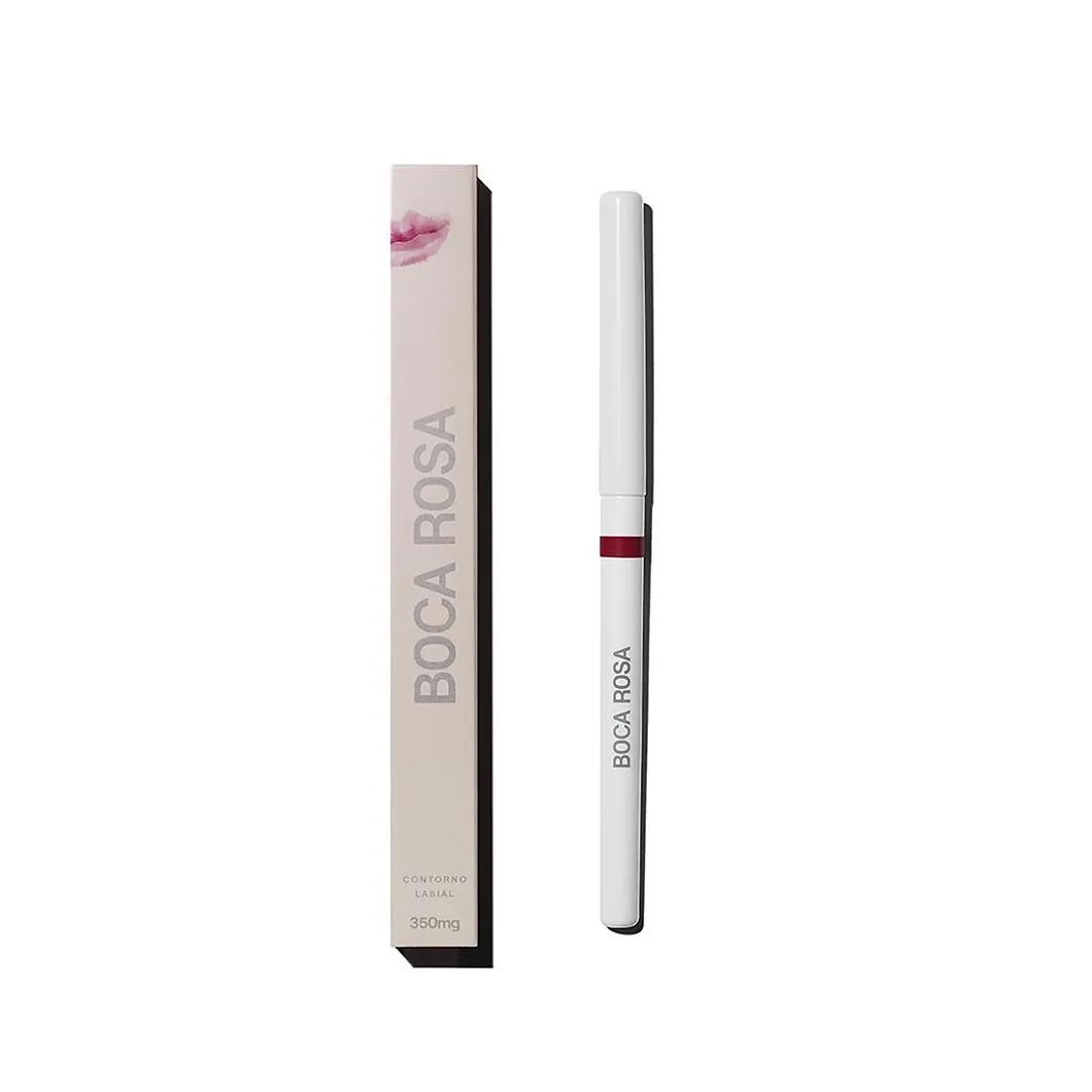 Boca Rosa Cereja Intenso Contorno Labial