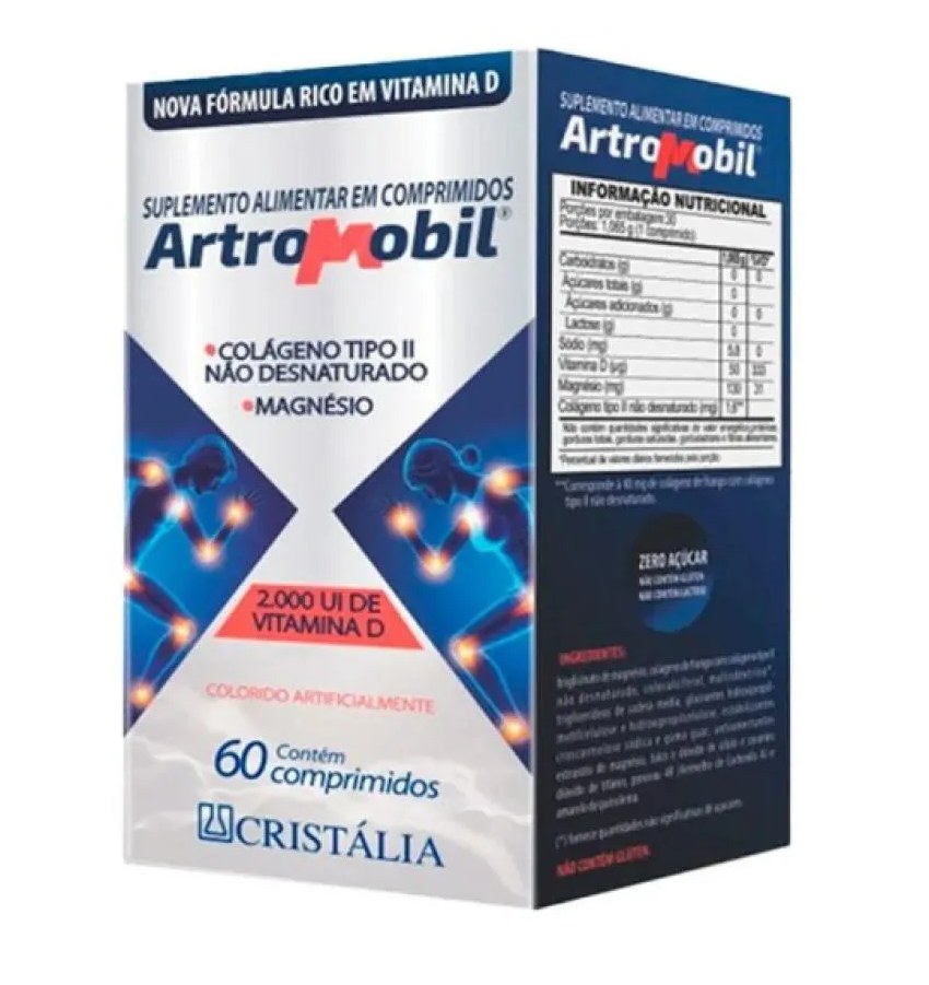 Artromobil Suplemento Alimentar Cristalia 60Cpr