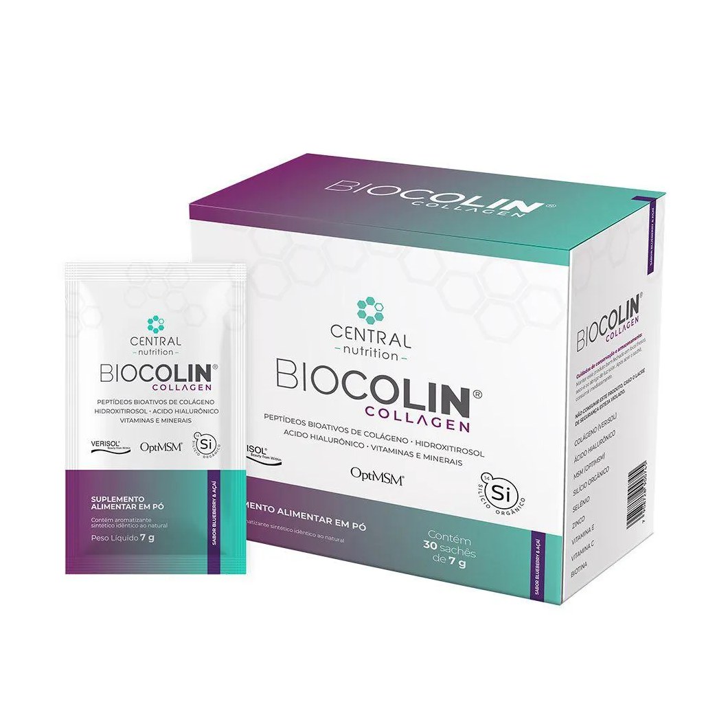 Biocolin Collagen 7G Blueberry & Açaí 30 Saches