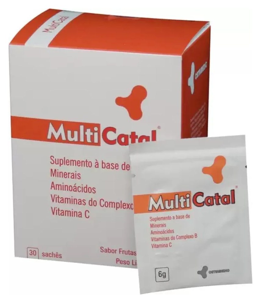 Multicatal Quelato+Coenzima Q10+Coco+Zinco+Cobre 30 Sachês