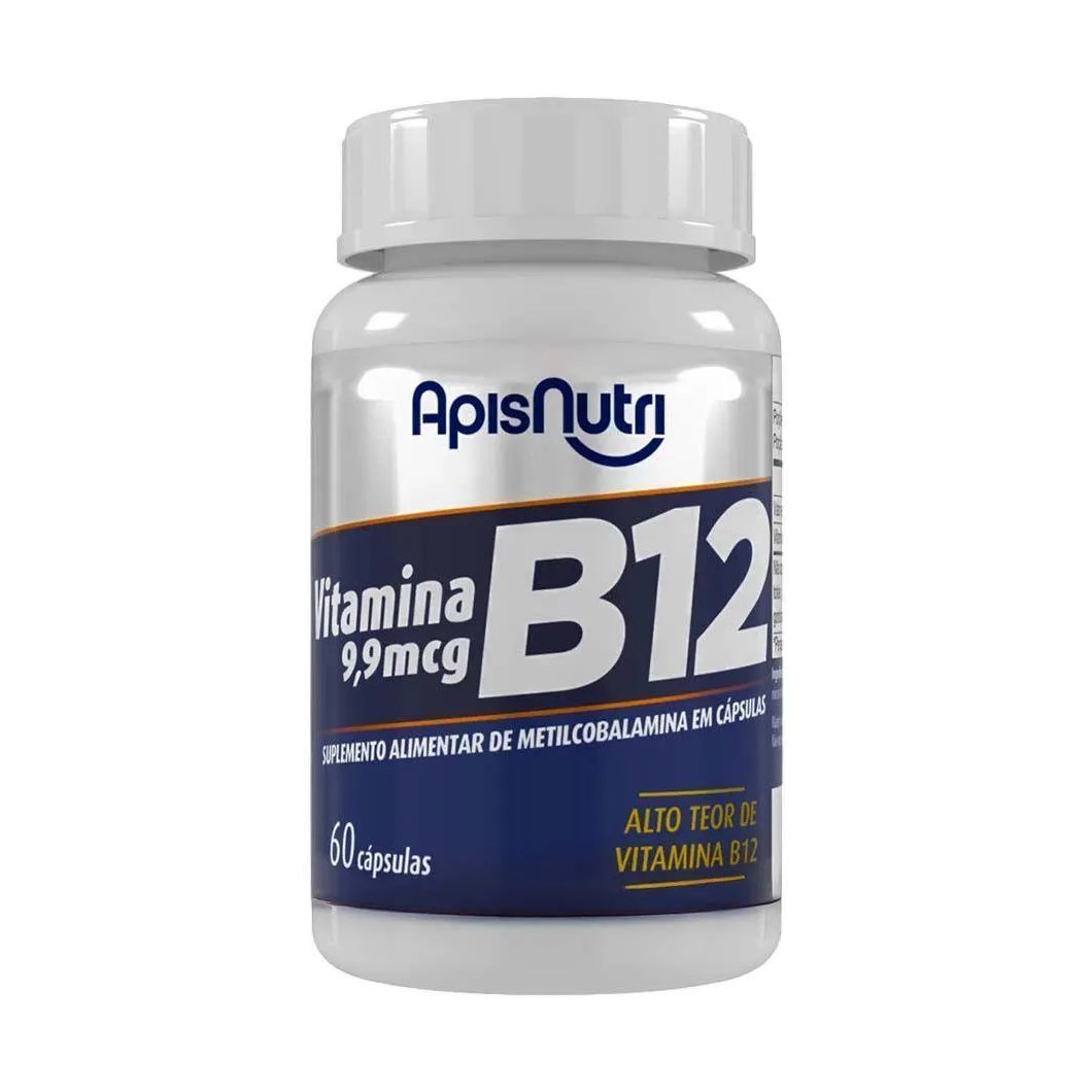 Suplemento de Vitamina B12 Apisnutri 60 Cápsulas