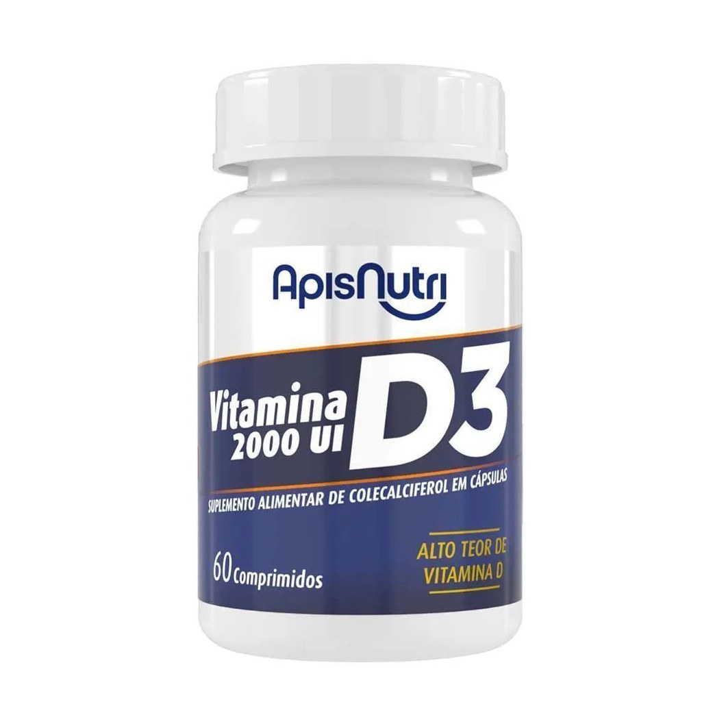 Vitamina D3 2.000 Ui Apisnutri 60 Comprimidos