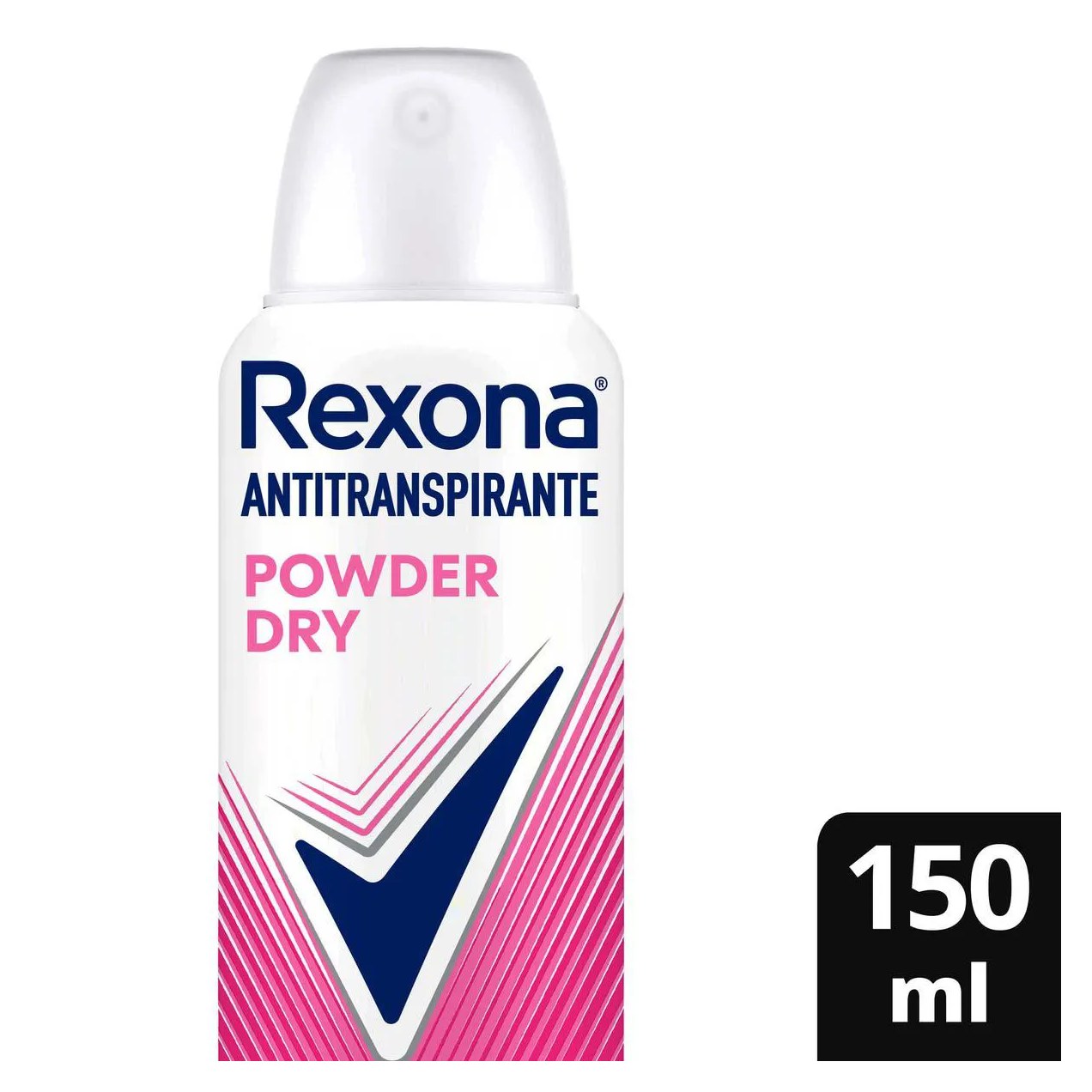 Desodorante Antitranspirante Aerosol Rexona Powder Dry Feminino 72h 150ml
