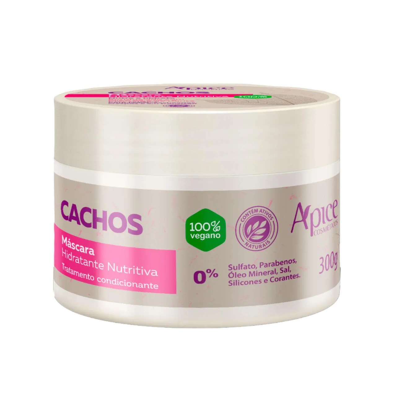 Máscara Hidratante Nutritiva Ápice Cachos 300g