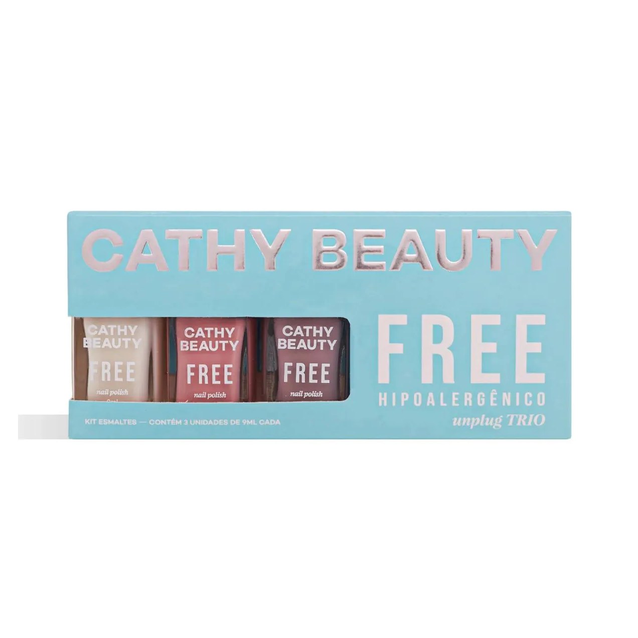 Cathy Beauty Kit Esmalte Free Unplug Trio