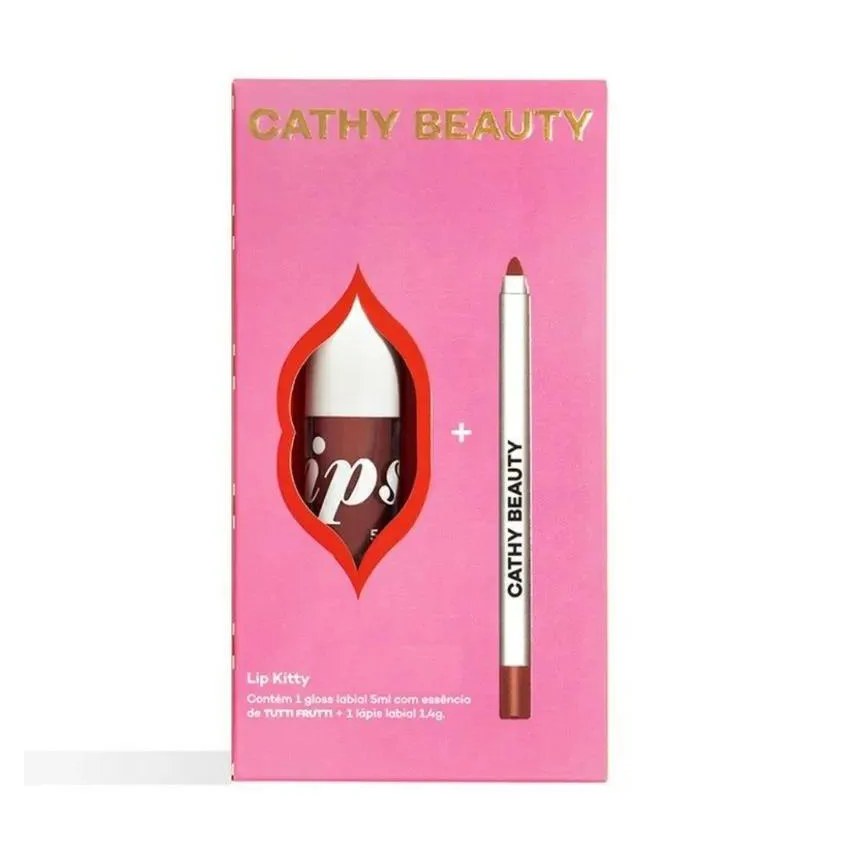 Cathy Beauty Kit Labial Lip Kitty Cathy 3 - So Pretty