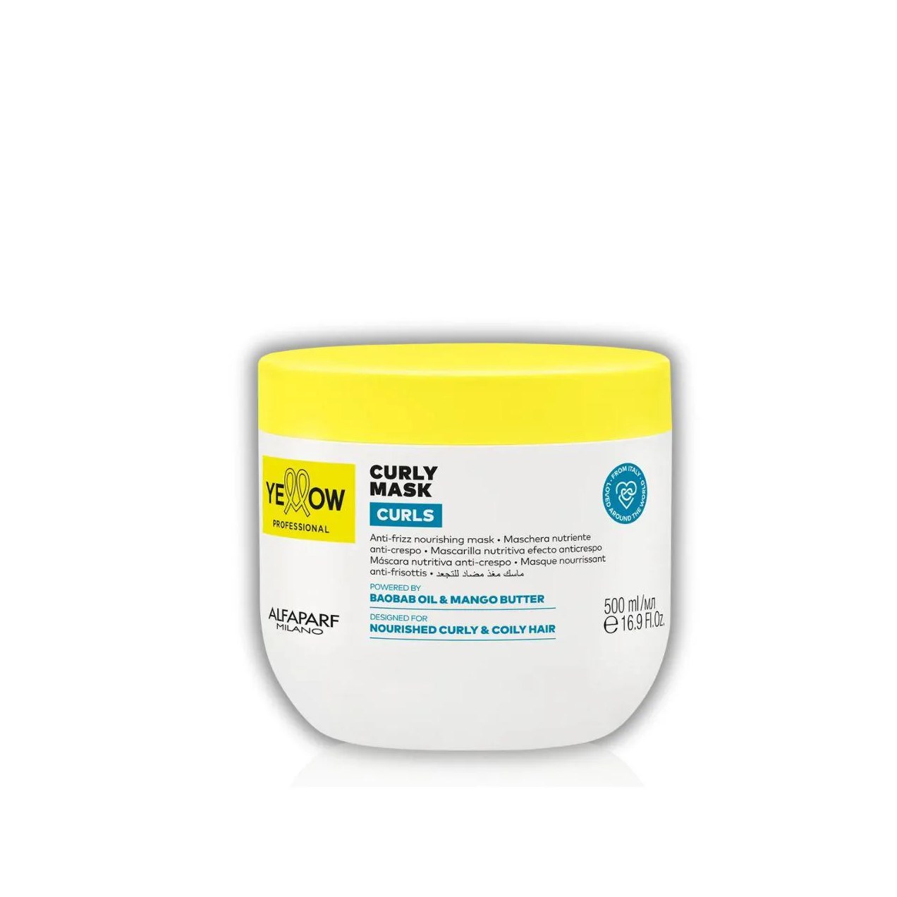 Curly Mascara 500Ml Curls - Yellow