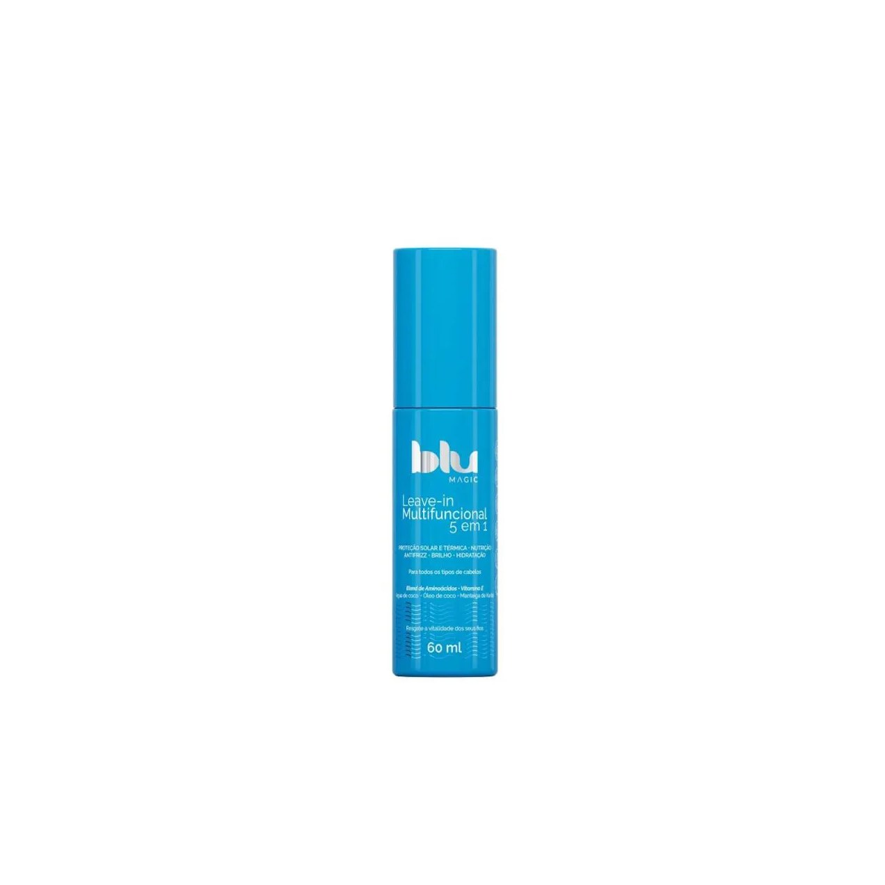 Leave In Spray Capilar Multifuncional Protetor Solar e Térmico Blu Magic Trip 60Ml