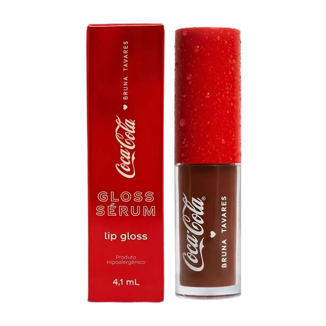 Lip Gloss Bruna Tavares Coca-Cola Gloss Sérum Brown Fizz