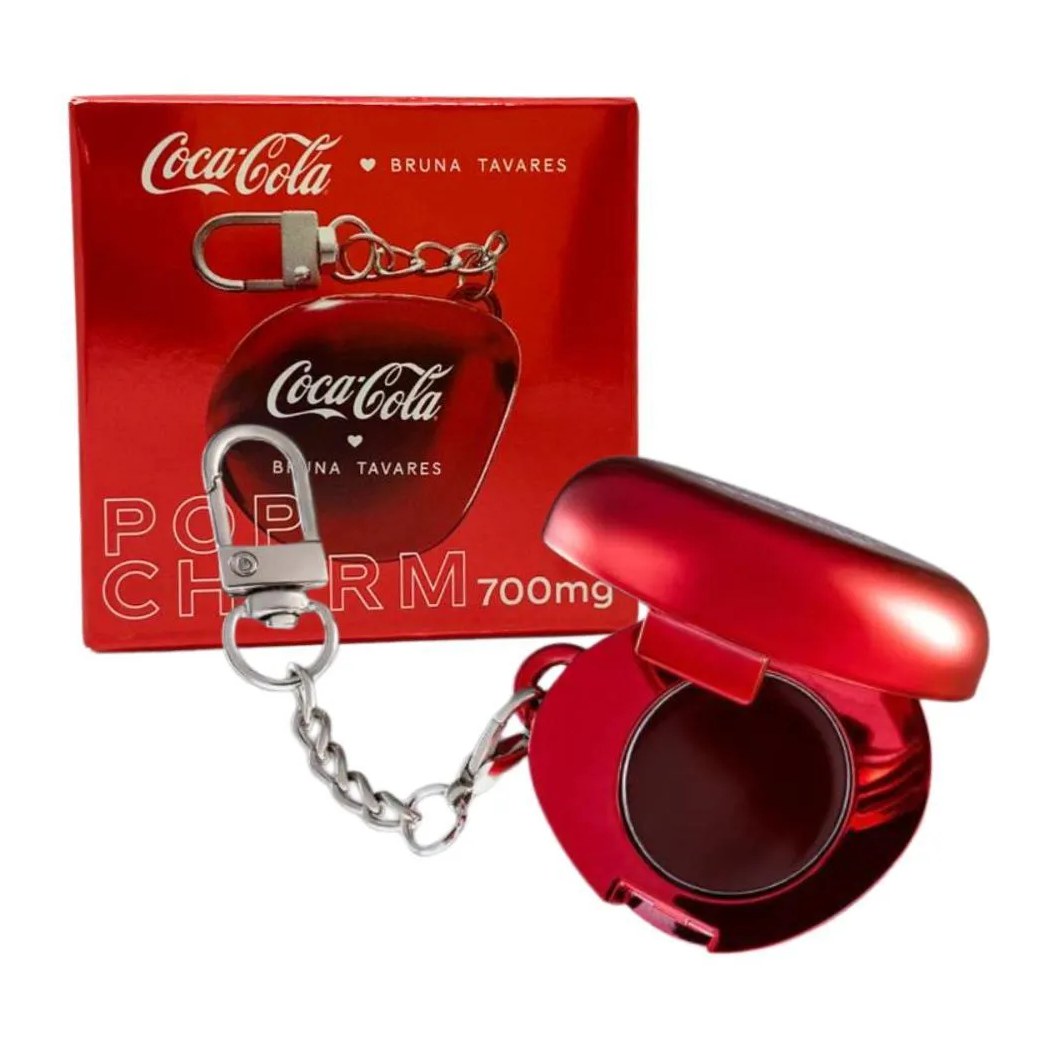 Balm Labial Bruna Tavares Coca-Cola Pop Charm com Acessório