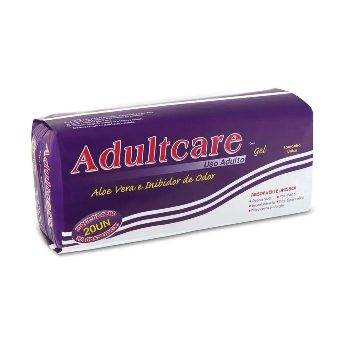 Absorvente Geriatrico Adultcare Pacote C/20 Unidades - Kit 3 Pacotes