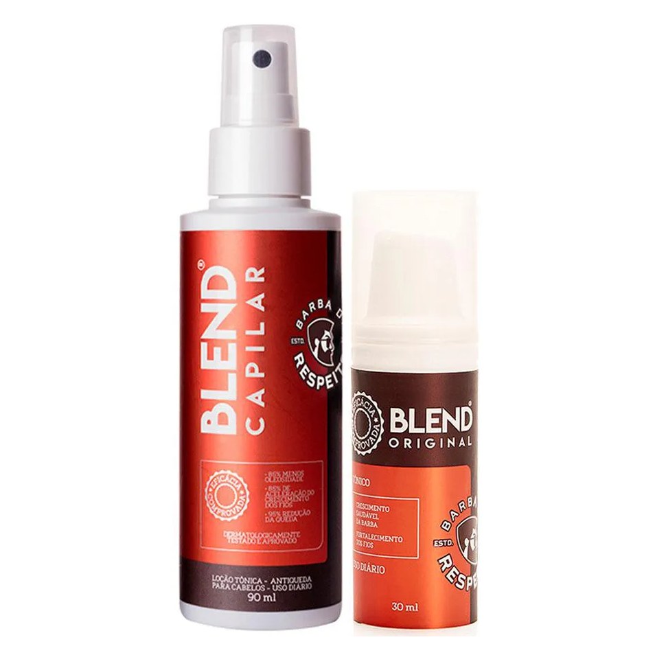 Kit Blend Capilar 95% Antiqueda + Blend Original® Barba de Respeito