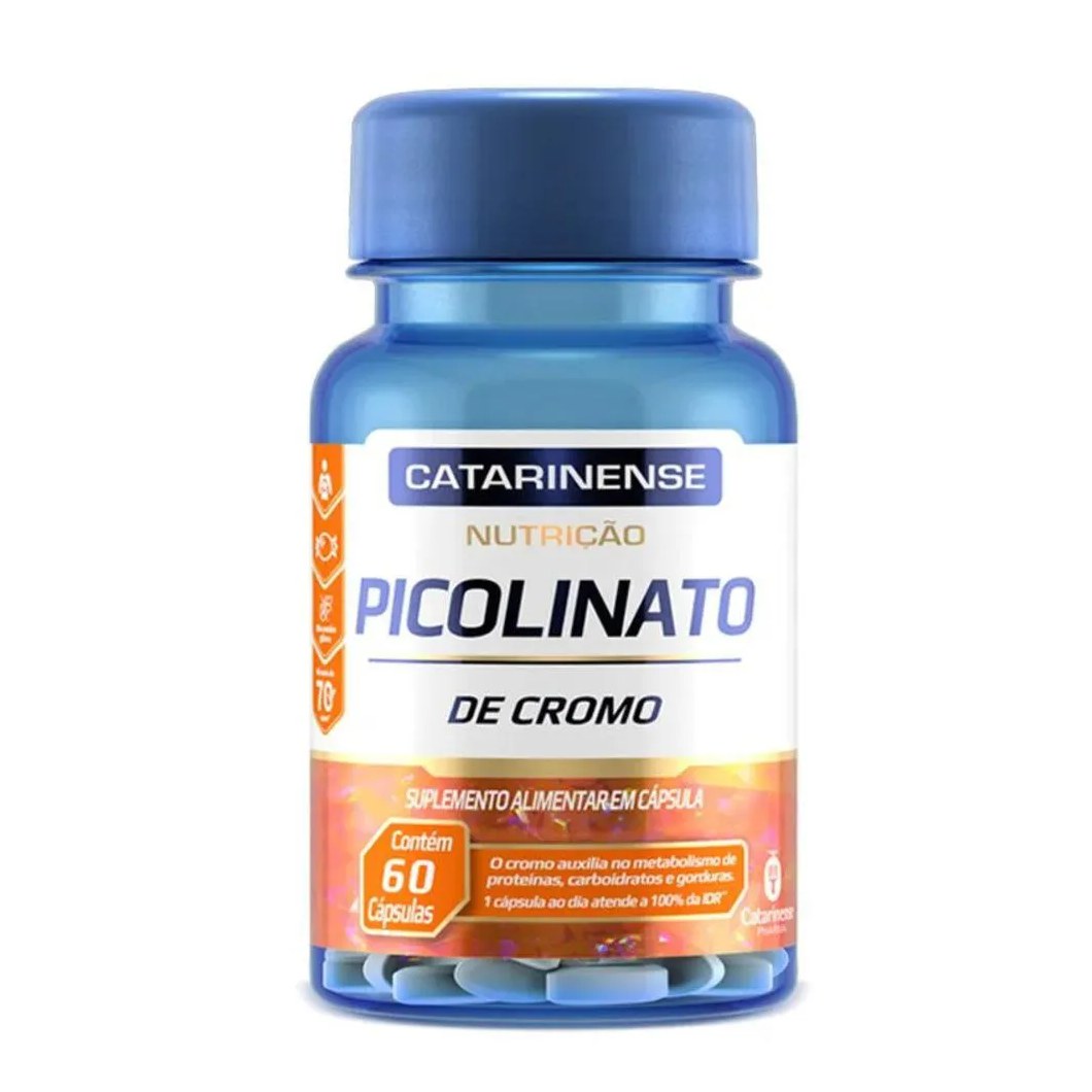 Picolinato de Cromo Catarinense Pharma 60 Cápsulas