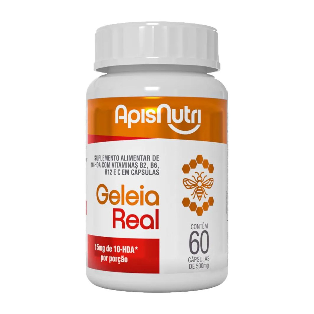 Geleia Real Apisnutri 60 Cápsulas
