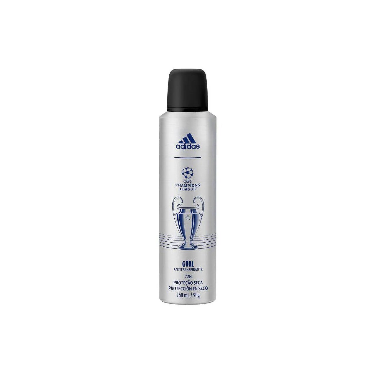 Desodorante Antitranspirante Aerosol Adidas Champions League Uefa Goal Masculino 72h 150ml