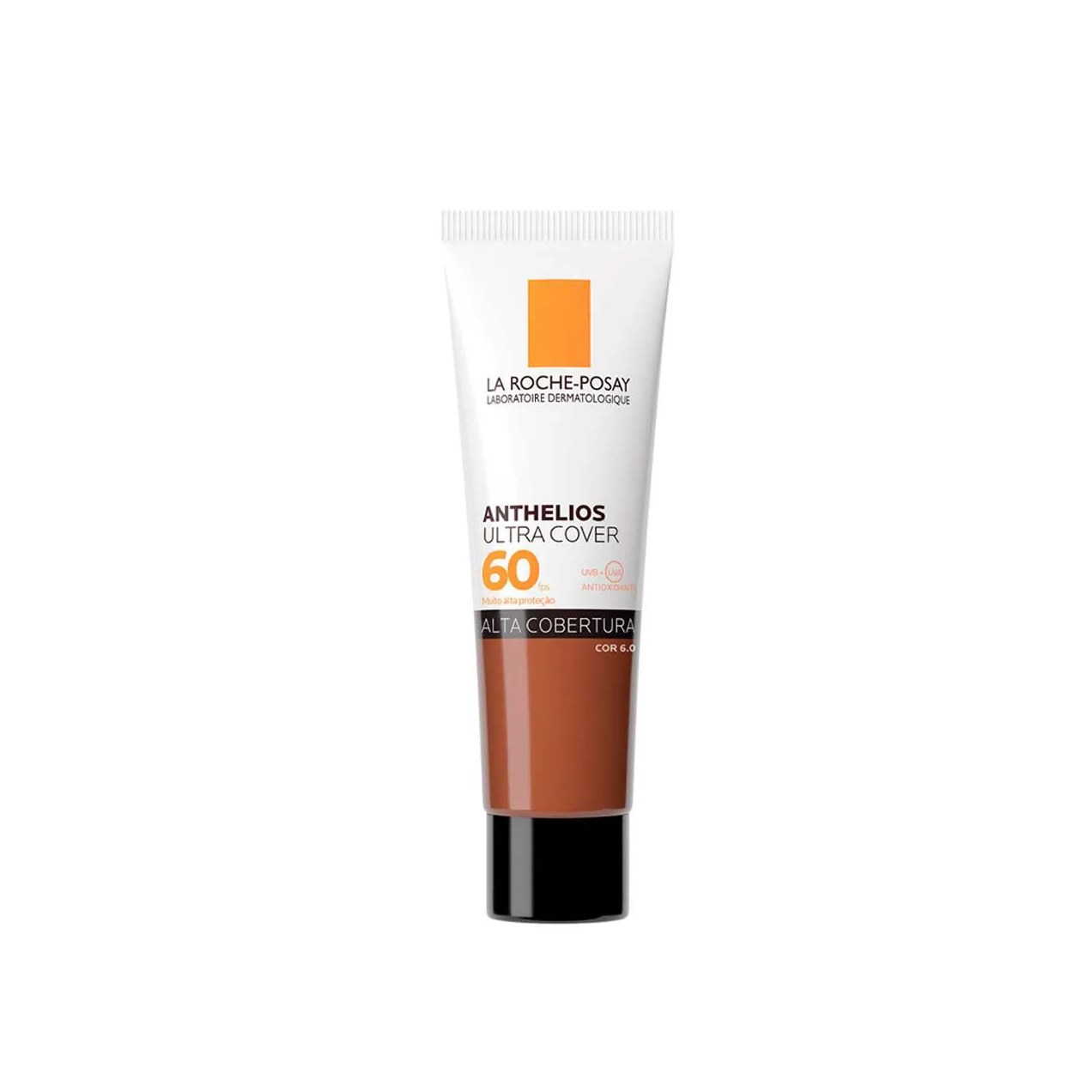 Protetor Solar Facial La Roche-Posay Anthelios Ultra Cover FPS 60 Cor 6.0 Máxima Cobertura para Tom Muito Escuro 30g