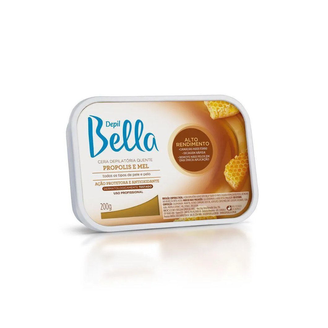 Depil Bella Cera Depilatória Própolis e Mel 200G