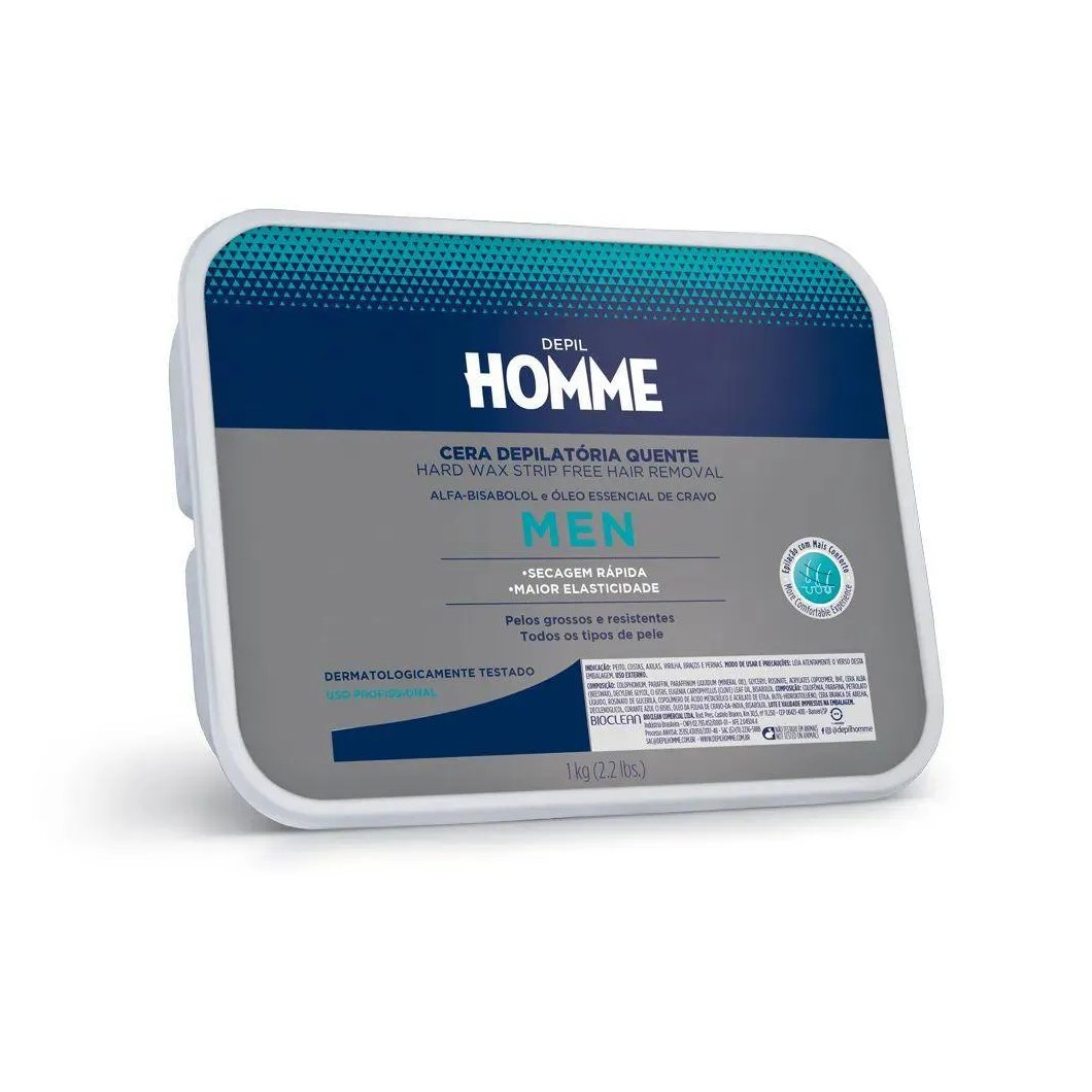 Depil Bella Homme Cera Depilatória Quente 1000G
