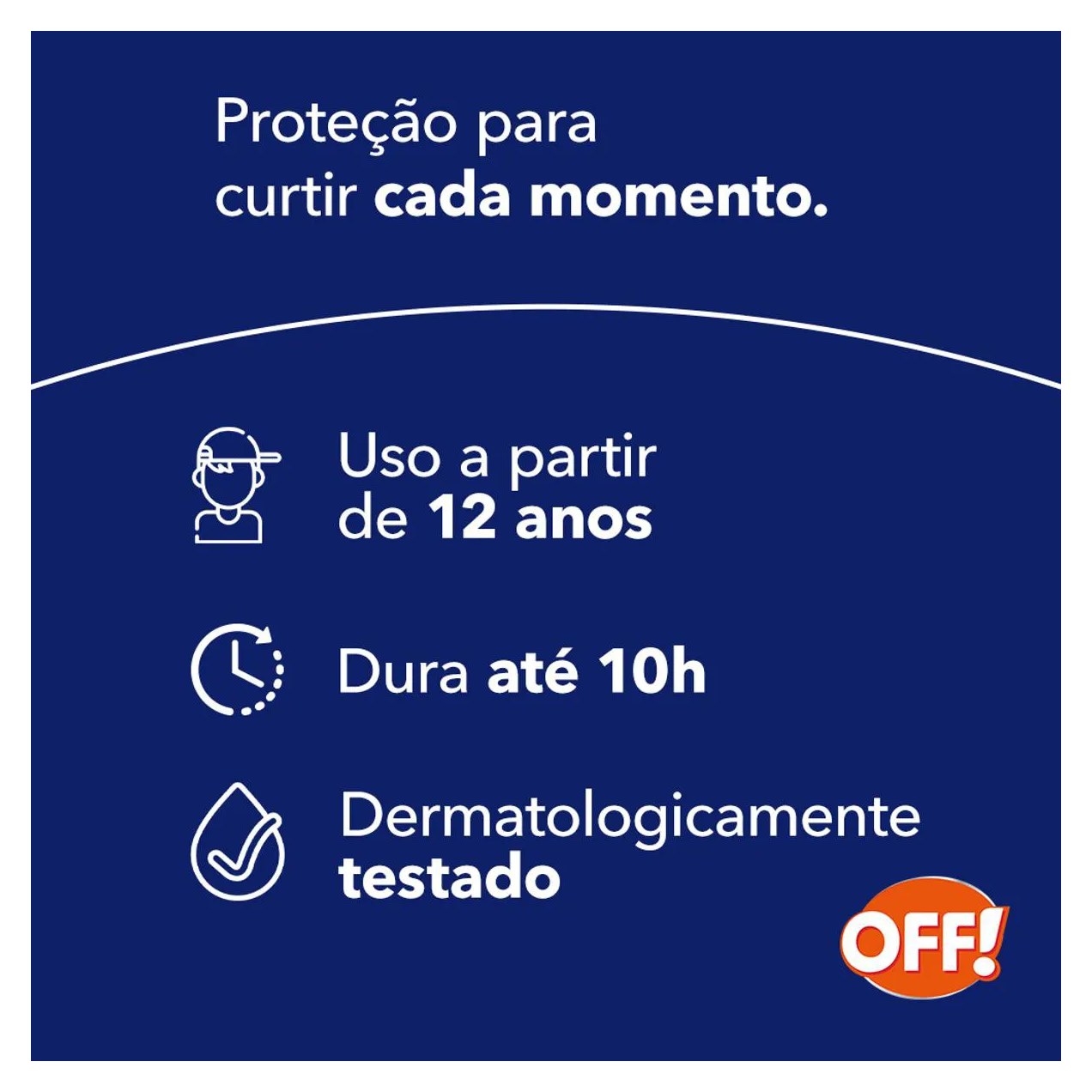 Repelente de Insetos Off! Active com DEET Longa Duração Loção 100ml