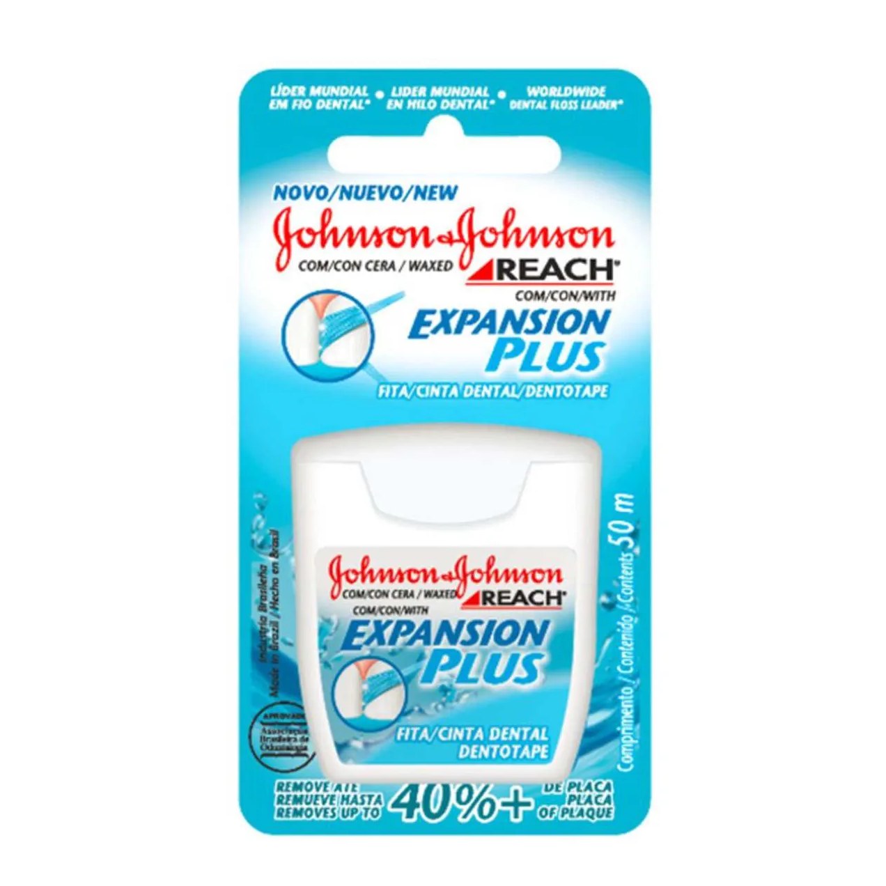 Fita Dental Johnson's Reach Expansion Plus 50 metros