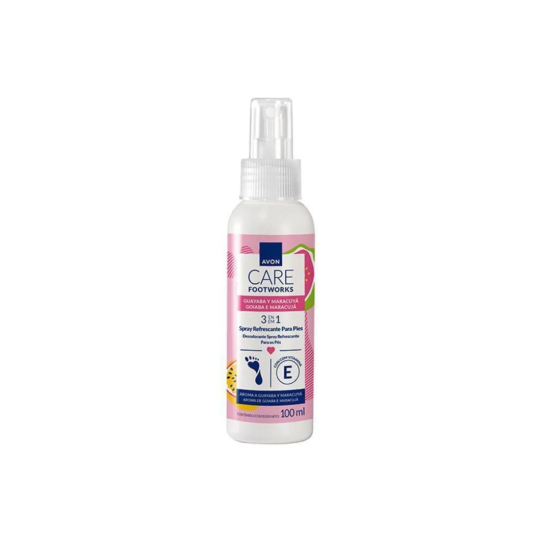 Spray Refrescante para Pés Maracujá e Goiaba 100Ml