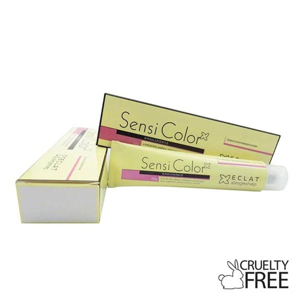 Tinta de Cabelo Sensi Color Antialérgica Hipoalergenica 60G 1.0 Preto