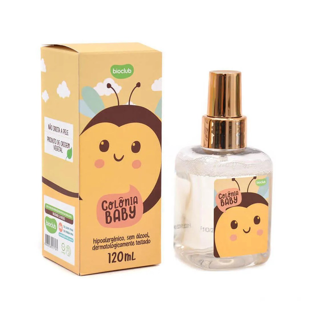 Colônia Infantil sem Álcool 120Ml Bioclub Baby