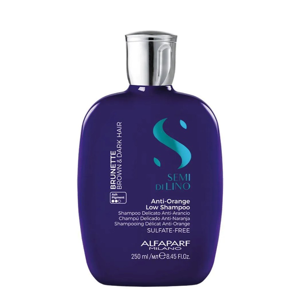 Shampoo Alfaparf Semi Di Lino Brunette Anti-Orange Low 250 Ml