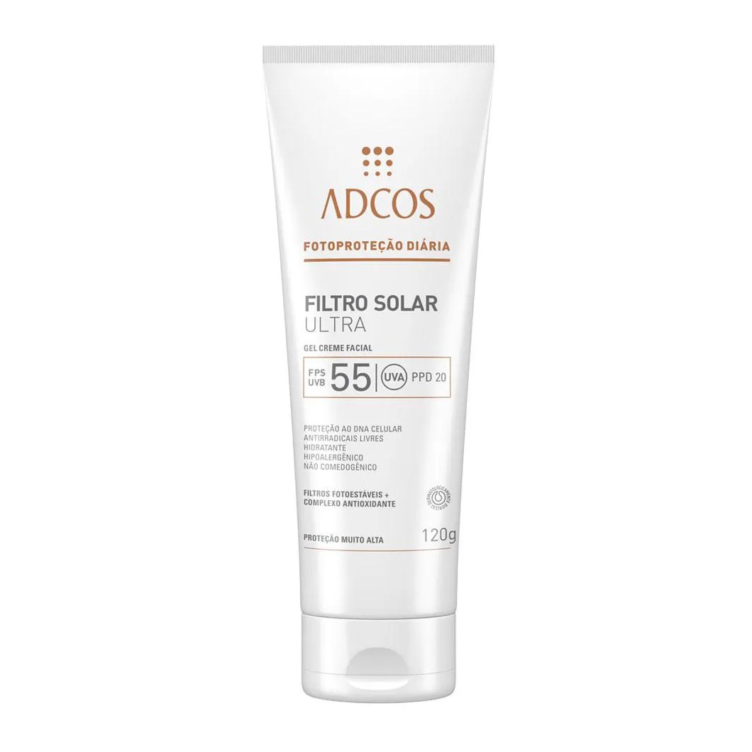 Filtro Solar Ultra Fps 55 Adcos 120g