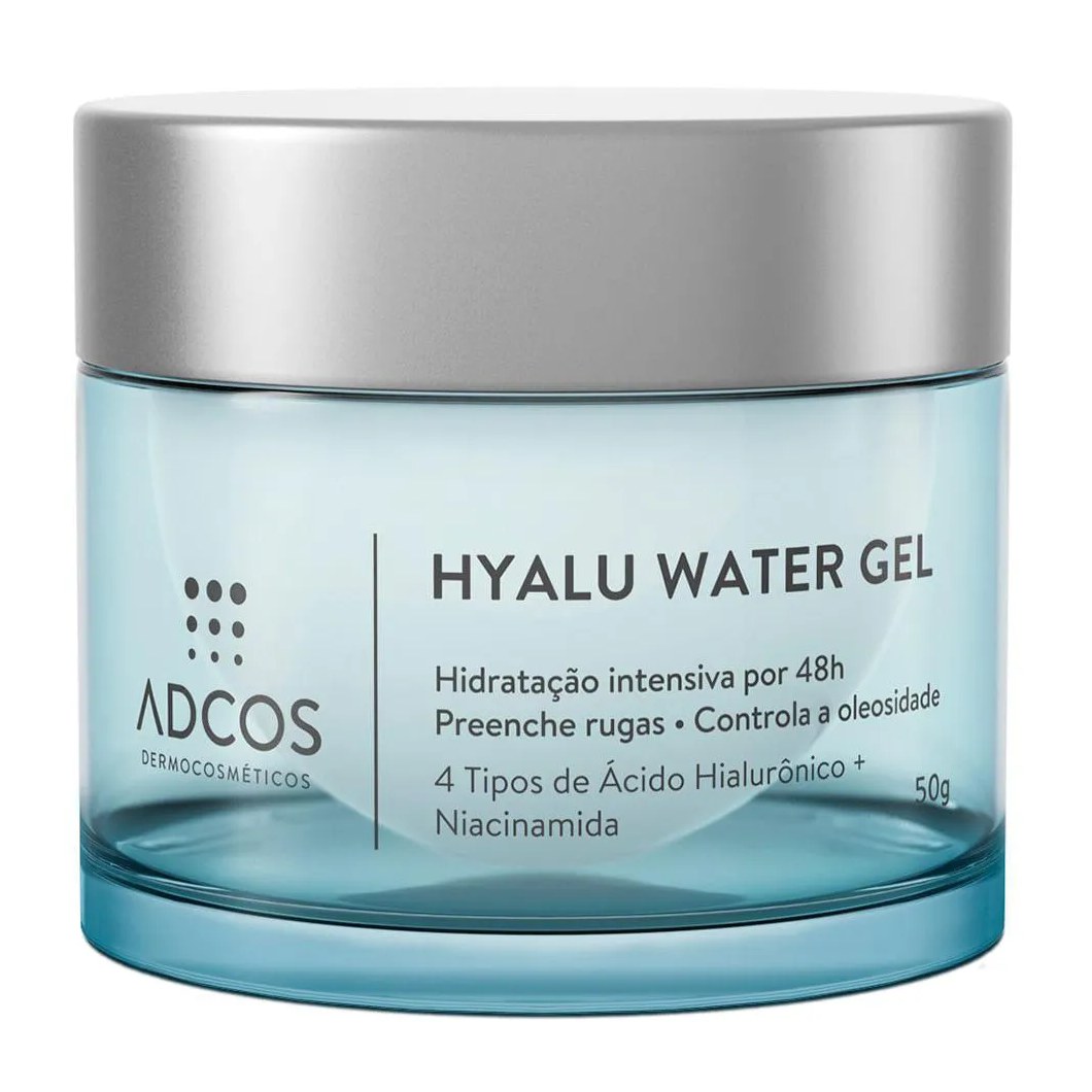 Hidratante Facial Adcos - Hyalu Water Gel 50G