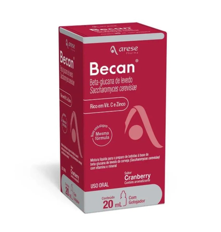 Becan Suplemento Alimentar Sabor Cranberry 20Ml