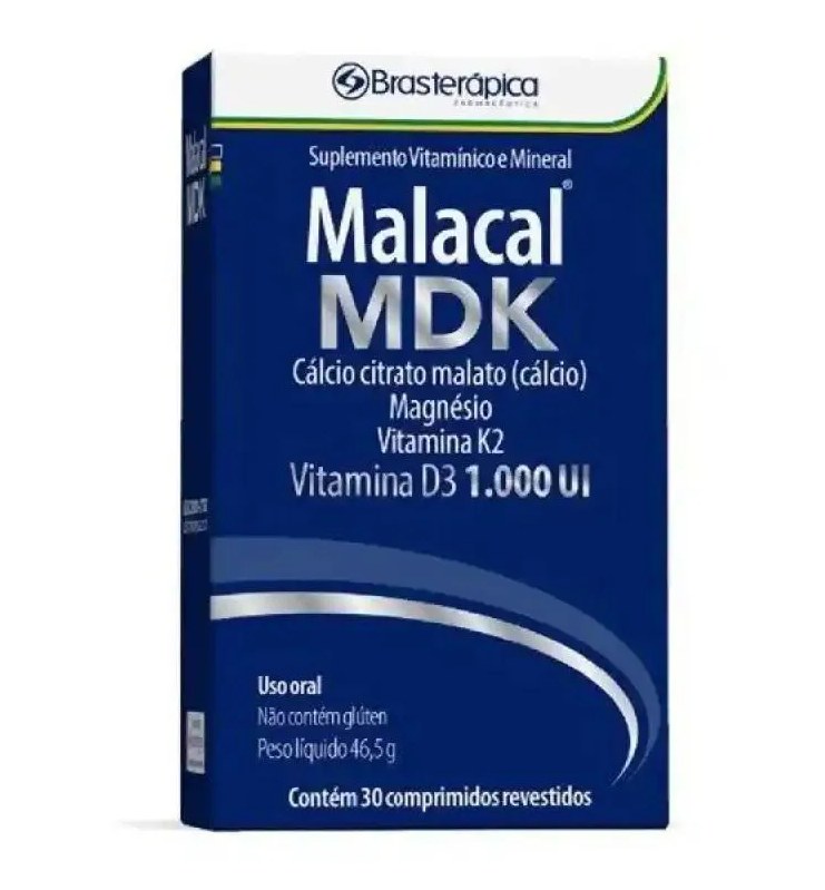 Malacal Mdk com 30 Comprimidos Revestidos Brasterapica