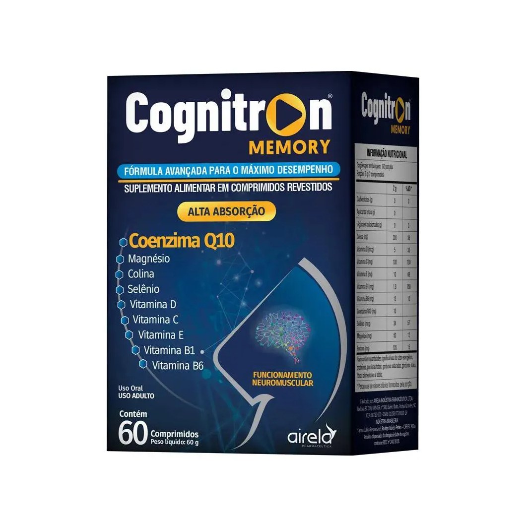 Cognitron Memory 60 Comprimidos - Airela