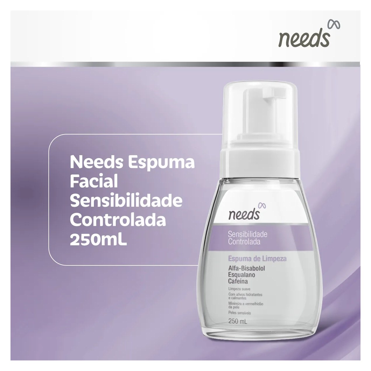 Espuma Facial Needs Peles Sensíveis 250ml