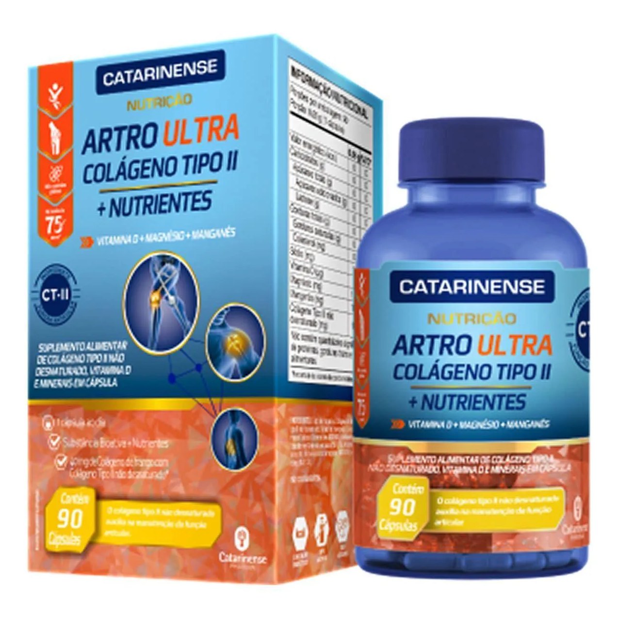 Artro Ultra Colágeno Tipo Ii - 90 Cápsulas - Catarinense Nutrição