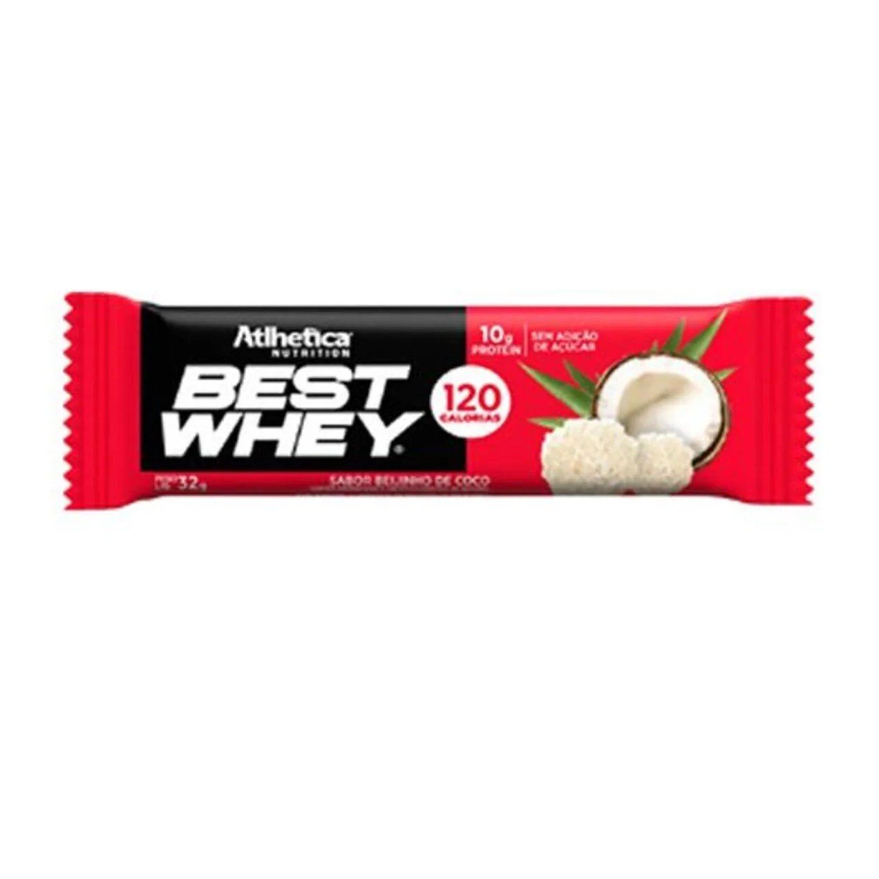 Barra Proteica Best Whey - 1 Barra 30G Beijinho de Coco - Atlhetica Nutrition