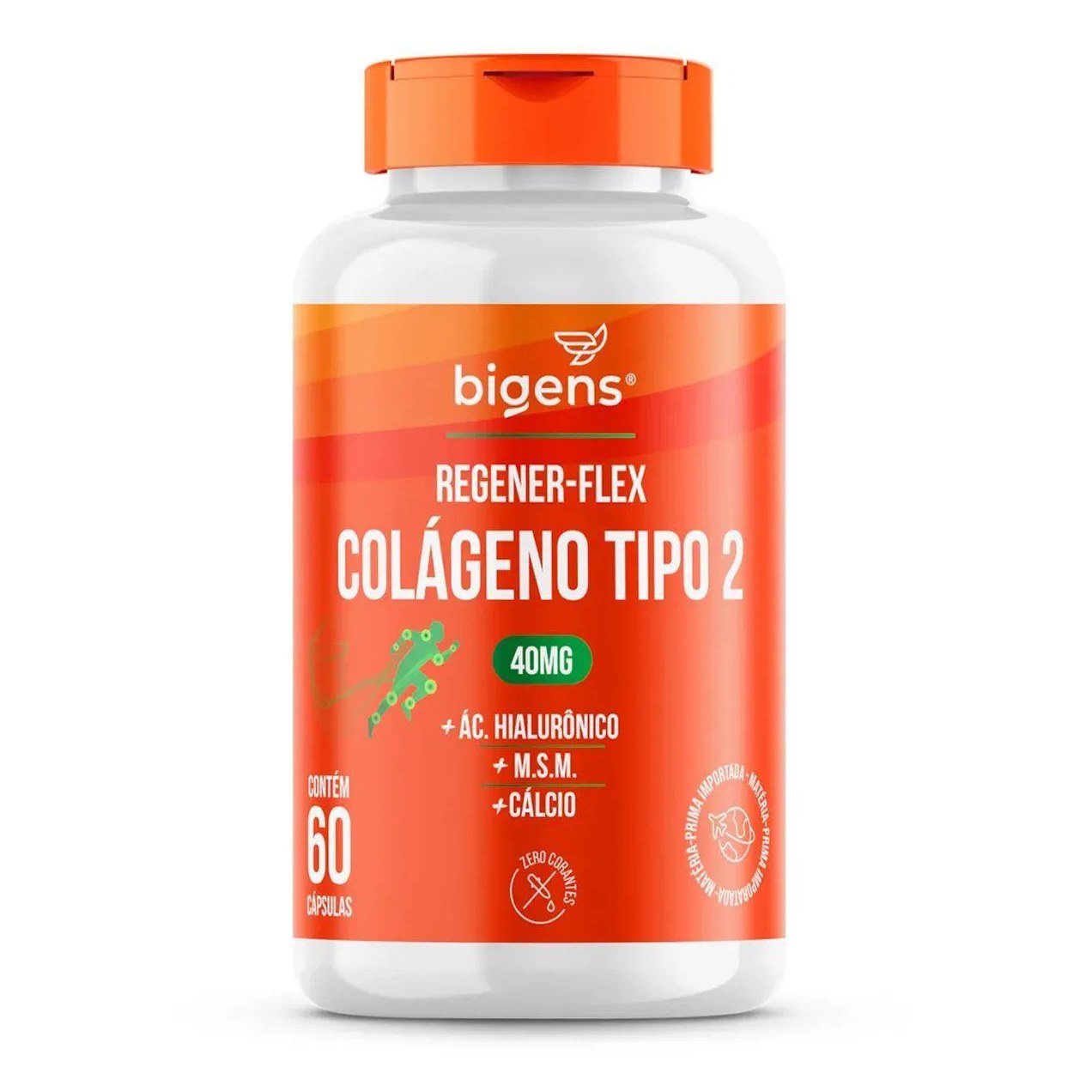 Regener Flex Colágeno Tipo 2 - 60 Cápsulas - Bigens