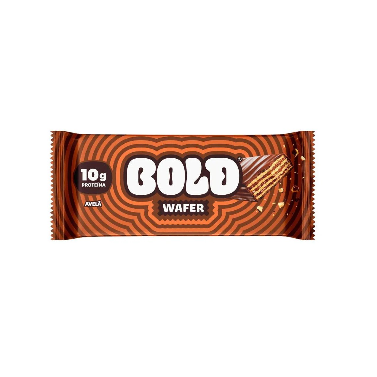 Wafer Proteico Bold Avelã 40g