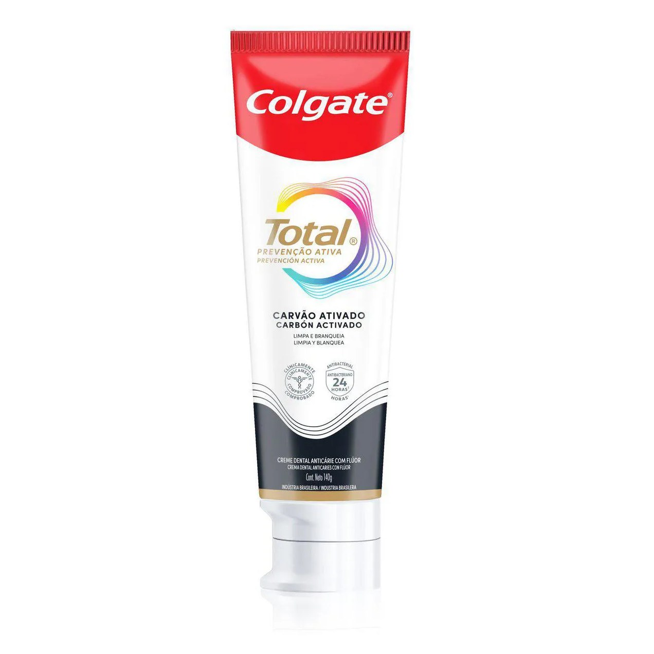 Creme Dental Colgate Total Carvão Ativado 140g