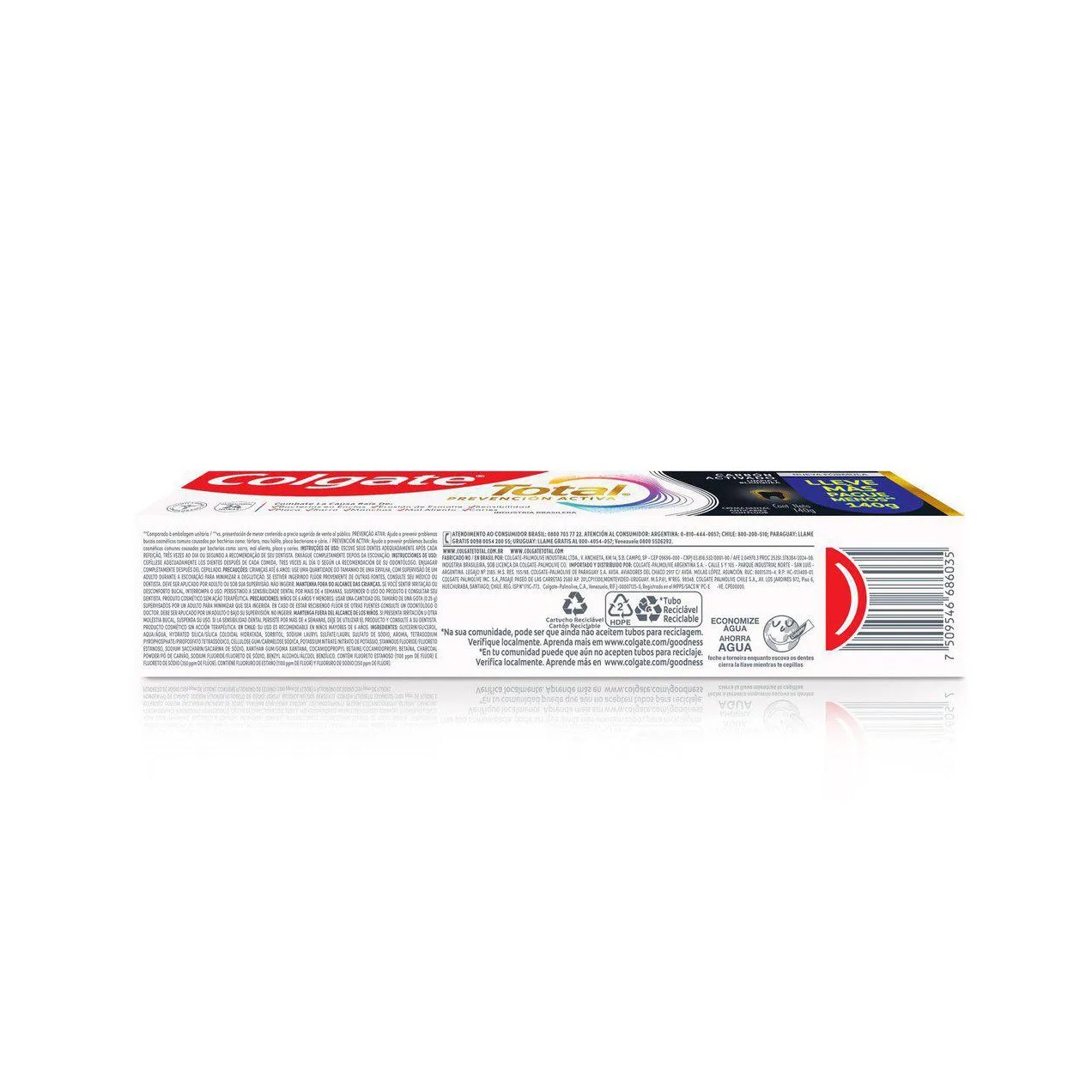 Creme Dental Colgate Total Carvão Ativado 140g