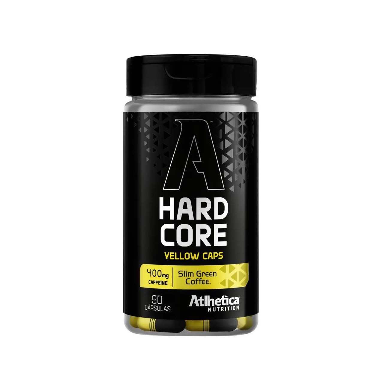 Hardcore Yellow Caps - 90 Cápsulas - Atlhetica Nutrition