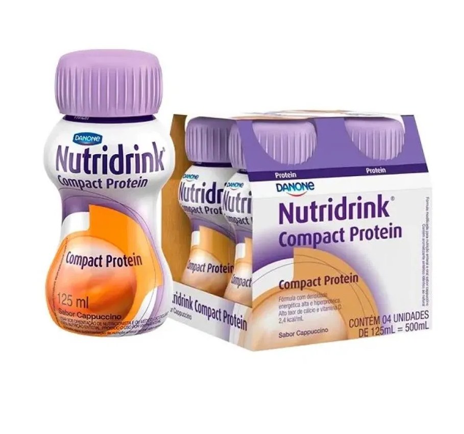 Nutridrink Compact Protein Capuccino 125Ml - Pack com 4 Unidades