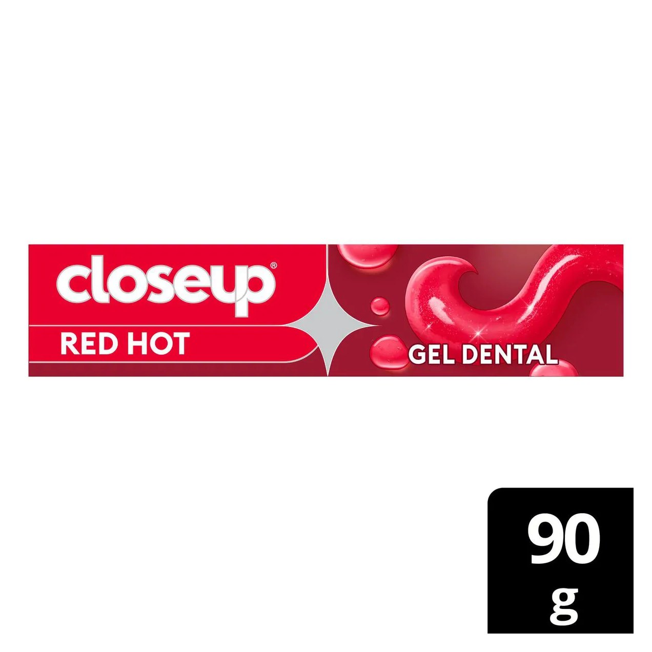 Gel Dental Closeup Proteção 360° Fresh Red Hot 90g